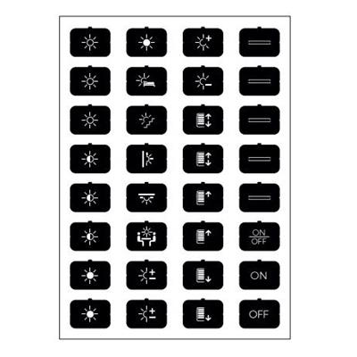 Set icone B nero