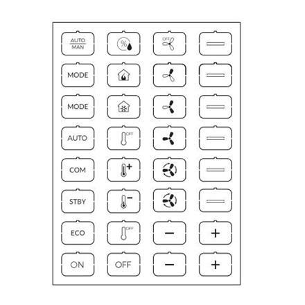Set icone C bianco