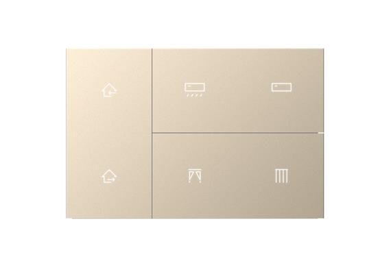 Set Touch Pad Waltz, metallo oro, non incisa