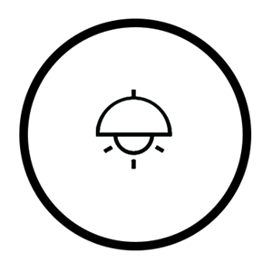 Tappo simbolo per pulsante Maru