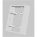 Telaio montaggio parete per tasto Waltz-Touch+ pad, bianco
