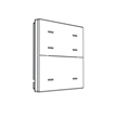 Termostato/igrostato KNX con 6 pulsanti bianco | Bild 2