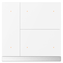 WALTZ Pulsante, 6 canali alu blanco