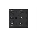 WALTZ pulsante secure, 2 canali, Alu, Nero / Grigio