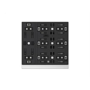 WALTZ Tastierino secure 8 canali Metall,Argento