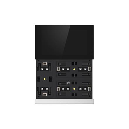 WALTZ Touch+Pad Alu Secure, Argento / Bianco